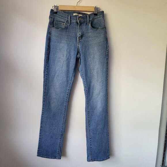 Levi's Denim - Levi's Women's 505 Straight Jeans Size 4 Blue Denim
